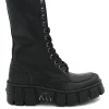 Anfibio alto New Rock nero donna