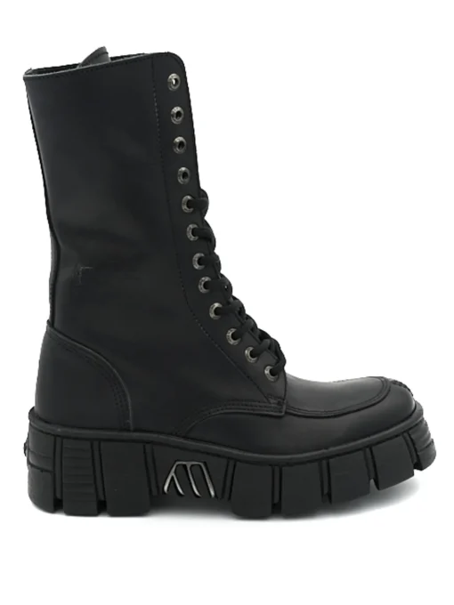 Anfibio alto New Rock nero donna