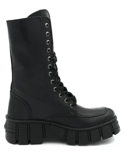 Anfibio alto New Rock nero donna