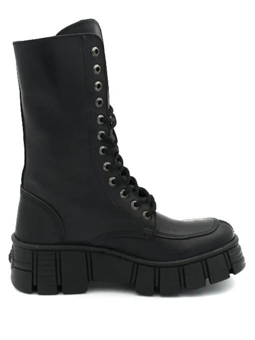 Anfibio alto New Rock nero donna