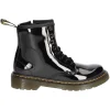 Anfibio Dr Martens 1460 J patent lamper da bambina nero