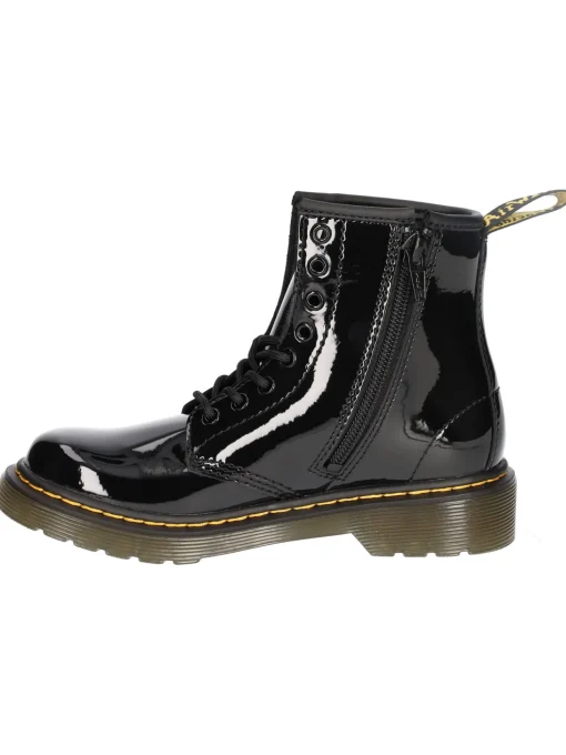 Anfibio Dr Martens 1460 J patent lamper da bambina nero
