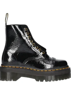 Anfibio Dr Martens Sinclair Distressed Patent da donna nero