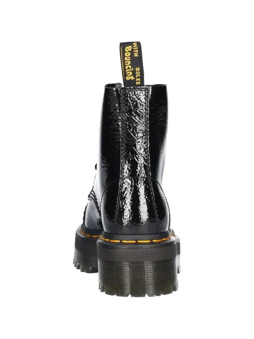 Anfibio Dr Martens Sinclair Distressed Patent da donna nero