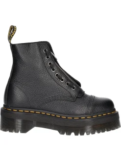 Anfibio platform Dr Martens Sinclair da donna nero