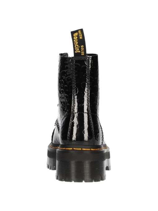 Anfibio platform Dr Martens Sinclair patent lamper da donna nero