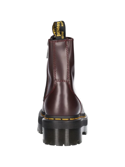 Anfibio platform Dr Martens Jadon da donna bordeaux