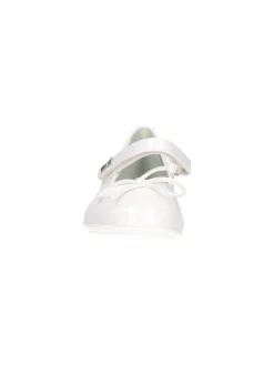 Ballerina Asso da bambina bianco perla glitter