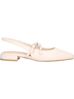 Ballerina con tacco basso Marco Tozzi Vegan da donna avorio