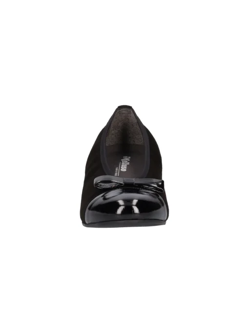Ballerina con tacco basso Melluso da donna nera