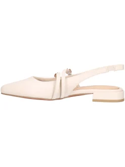 Ballerina con tacco basso Marco Tozzi Vegan da donna avorio