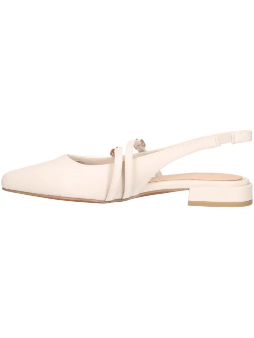 Ballerina con tacco basso Marco Tozzi Vegan da donna avorio