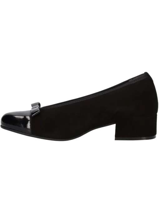 Ballerina con tacco basso Melluso da donna nera