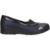 Ballerina con zeppa bassa Enval Soft da donna blu