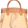 Borsa a mano Alviero Martini 1a Classe da donna cuoio