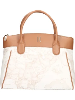 Borsa a mano Alviero Martini 1a Classe da donna bianca