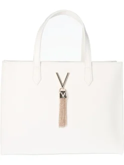 Borsa a mano Mario Valentino da donna bianca