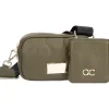 Borsa a tracolla Gio Cellini da donna verde