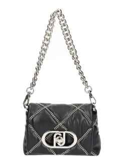 Borsa a tracolla Liu Jo Puffy da donna nera