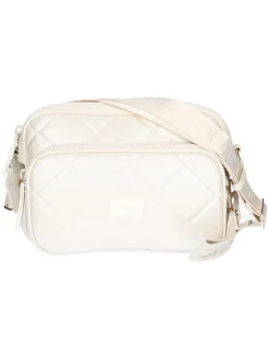 Borsa a tracolla Liu Jo Sport da donna laminata avorio