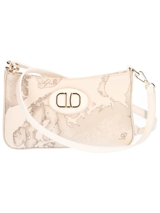 Borsa mini a tracolla Alviero Martini 1a Classe da donna beige