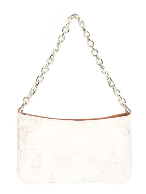 Borsa mini a tracolla Alviero Martini 1a Classe da donna bianca