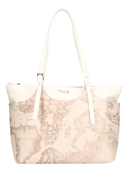 Borsa shopping Alviero Martini Prima Classe da donna beige