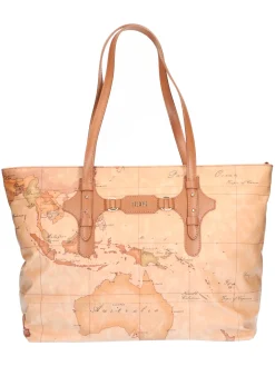 Borsa shopping Alviero Martini 1a Classe da donna cuoio