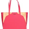 Borsa shopping Alviero Martini 1a Classe da donna rosso fragola