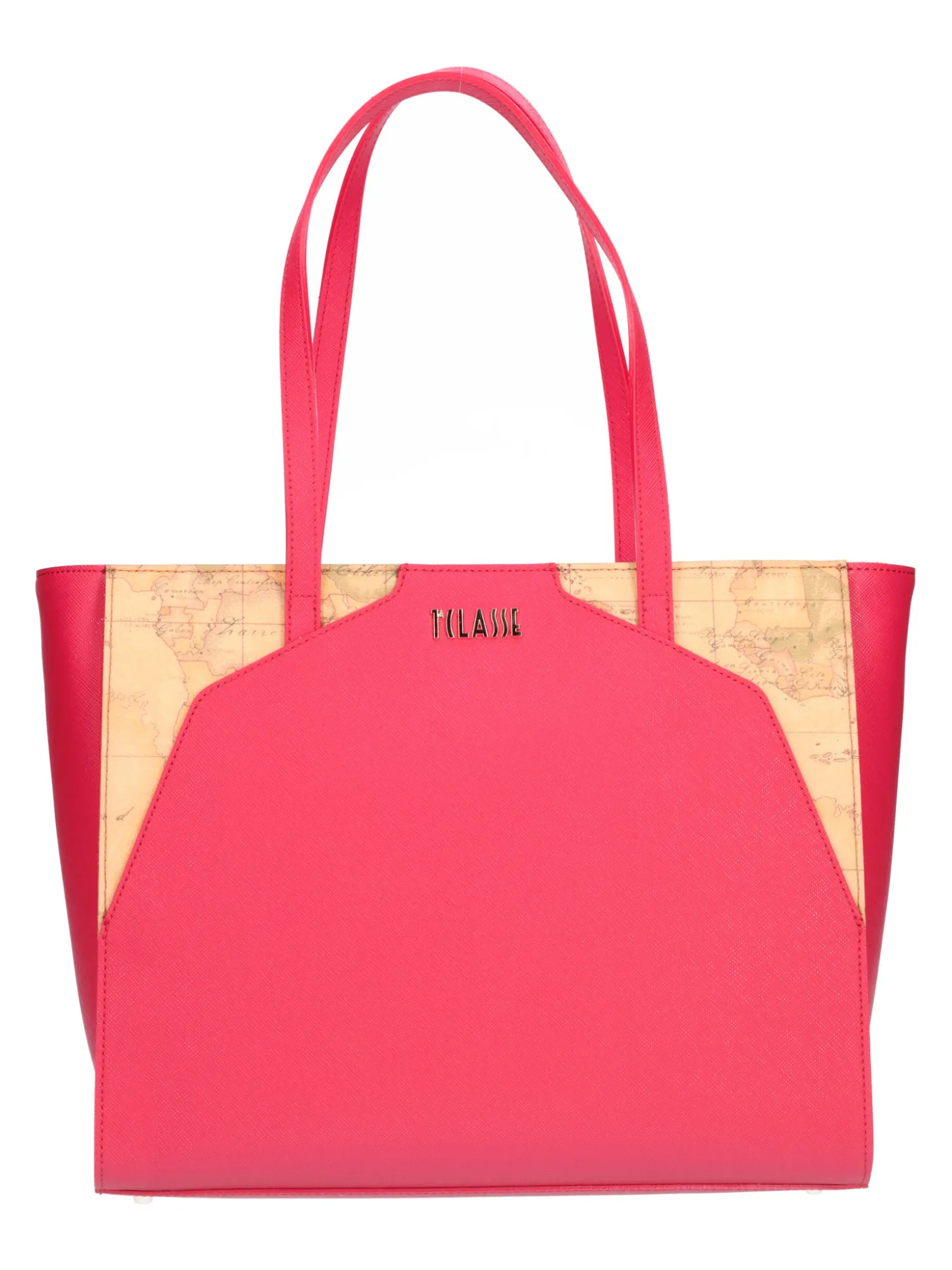 Borsa shopping Alviero Martini 1a Classe da donna rosso fragola