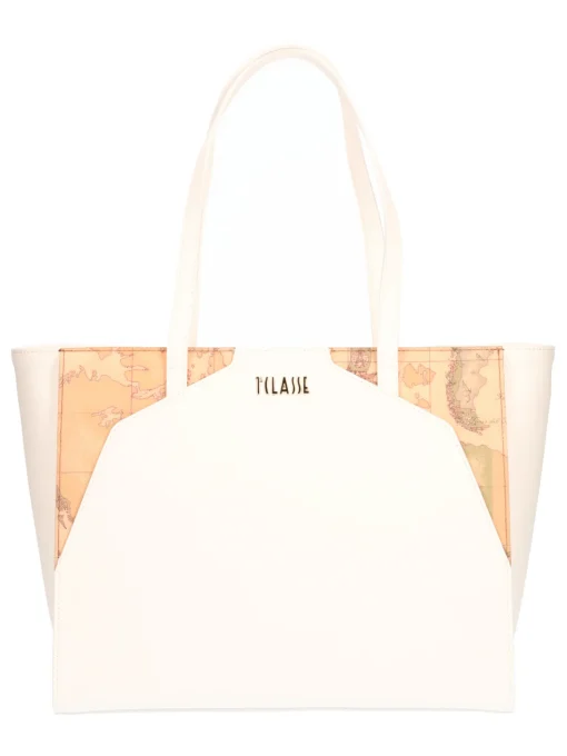 Borsa shopping Alviero Martini 1a Classe da donna avorio