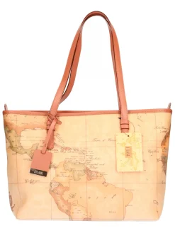 Borsa shopping Alviero Martini 1a Classe da donna cuoio