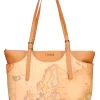 Borsa shopping Alviero Martini Prima Classe da donna cuoio