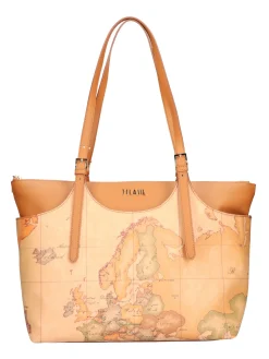 Borsa shopping Alviero Martini Prima Classe da donna cuoio
