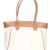 Borsa shopping Alviero Martini 1a Classe da donna bianca