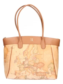 Borsa shopping Alviero Martini 1a Classe da donna cuoio