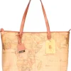 Borsa shopping Alviero Martini 1a Classe da donna cuoio