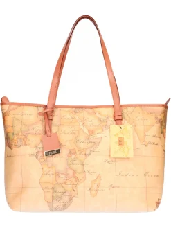 Borsa shopping Alviero Martini 1a Classe da donna cuoio