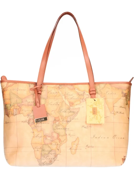 Borsa shopping Alviero Martini 1a Classe da donna cuoio