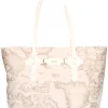 Borsa shopping Alviero Martini 1a Classe da donna beige
