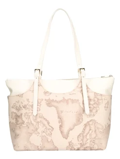 Borsa shopping Alviero Martini Prima Classe da donna beige
