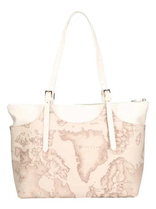 Borsa shopping Alviero Martini Prima Classe da donna beige