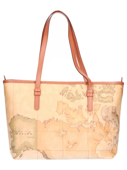 Borsa shopping Alviero Martini 1a Classe da donna cuoio