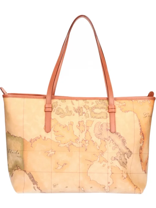 Borsa shopping Alviero Martini 1a Classe da donna cuoio
