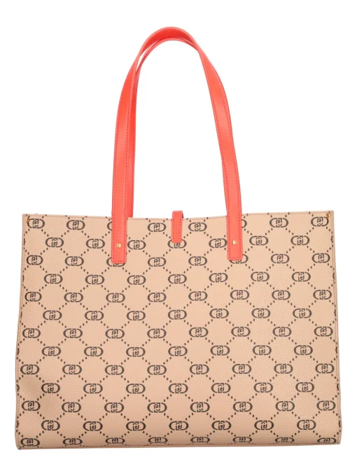 Borsa shopping Liu Jo da donna beige