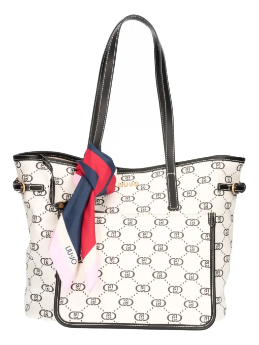 Borsa shopping Liu Jo da donna avorio