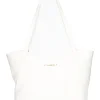 Borsa shopping Nero Giardini da donna bianca