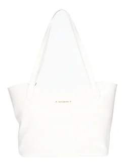 Borsa shopping Nero Giardini da donna bianca
