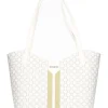 Borsa shopping Nero Giardini da donna bianca