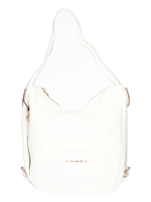 Borsa shopping Nero Giardini da donna bianca
